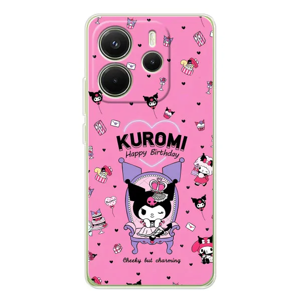 Чехол с принтом «KUROMI» для Xiaomi Redmi Note 14 4G (Global) Чехол с принтом «KUROMI» для Xiaomi Redmi Note 14 4G (Global)