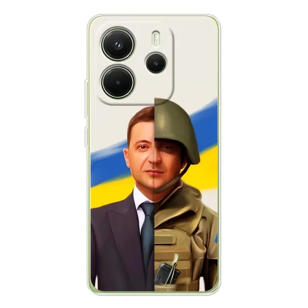 Чехол с принтом «Зеленский солдат» для Xiaomi Redmi Note 14 4G (Global) Чехол с принтом «Зеленский солдат» для Xiaomi Redmi Note 14 4G (Global)