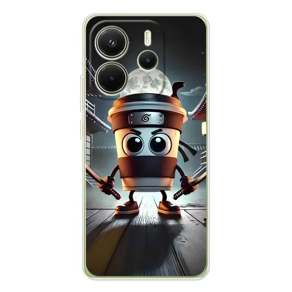 Чехол с принтом «Капучино асасино» для Xiaomi Redmi Note 14 4G (Global) Чехол с принтом «Капучино асасино» для Xiaomi Redmi Note 14 4G (Global)