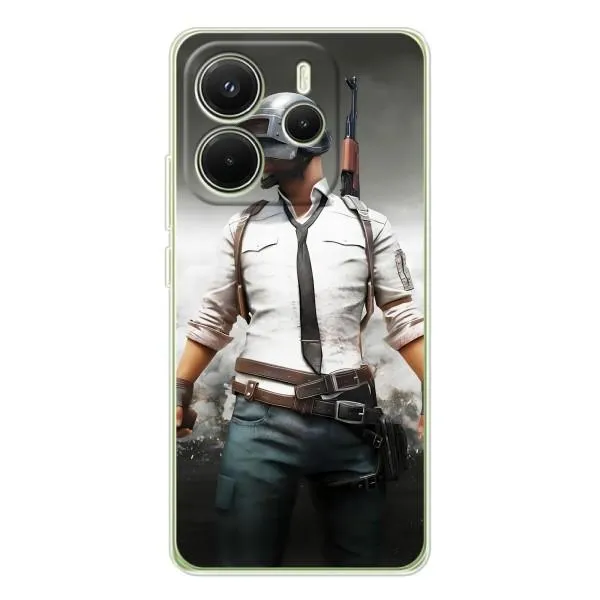 Чехол с принтом «Пабг мен» для Xiaomi Redmi Note 14 4G (EU)