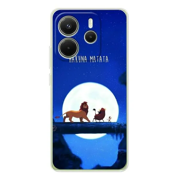 Чехол с принтом «Хакуна Матата» для Xiaomi Redmi Note 14 4G (EU)