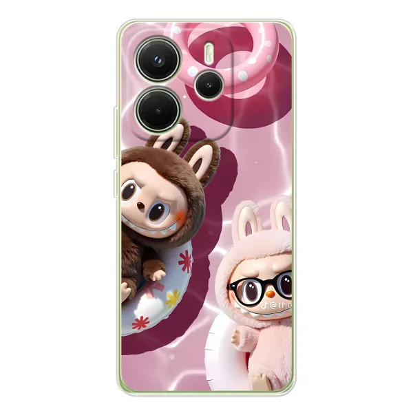 Чехол с принтом «Игрушка Лабубу» для Xiaomi Redmi Note 14 4G (EU)