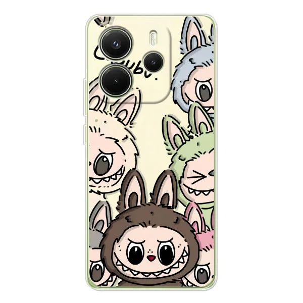 Чехол с принтом «Золотая обезьяна Bored Ape» для Xiaomi Redmi Note 14 4G (EU)