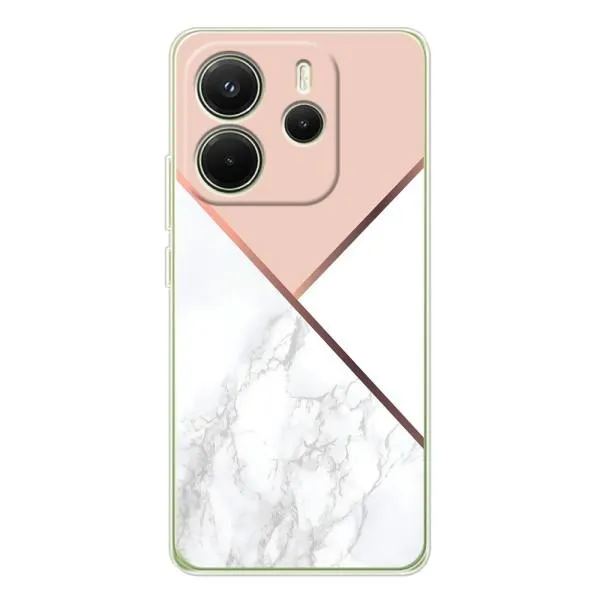 Чехол с принтом «Тройной мрамор» для Xiaomi Redmi Note 14 4G (EU) Чехол с принтом «Тройной мрамор» для Xiaomi Redmi Note 14 4G (EU)
