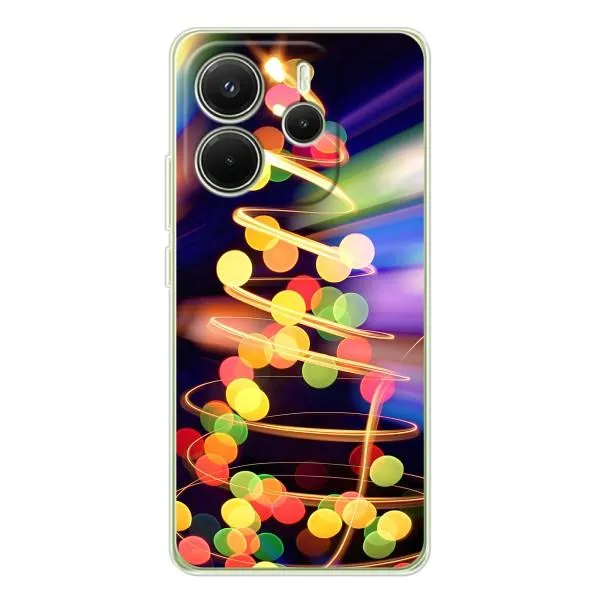 Чехол с принтом «Елка с гирлянд» для Xiaomi Redmi Note 14 4G (EU) Чехол с принтом «Елка с гирлянд» для Xiaomi Redmi Note 14 4G (EU)
