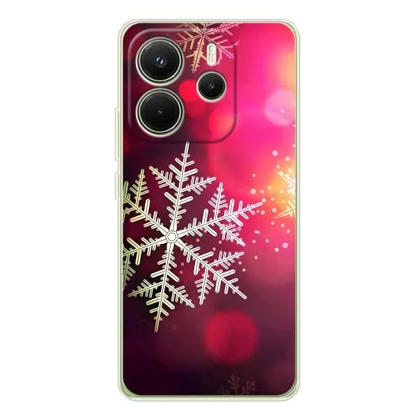 Чехол с принтом «Снежинка» для Xiaomi Redmi Note 14 4G (EU) Чехол с принтом «Снежинка» для Xiaomi Redmi Note 14 4G (EU)