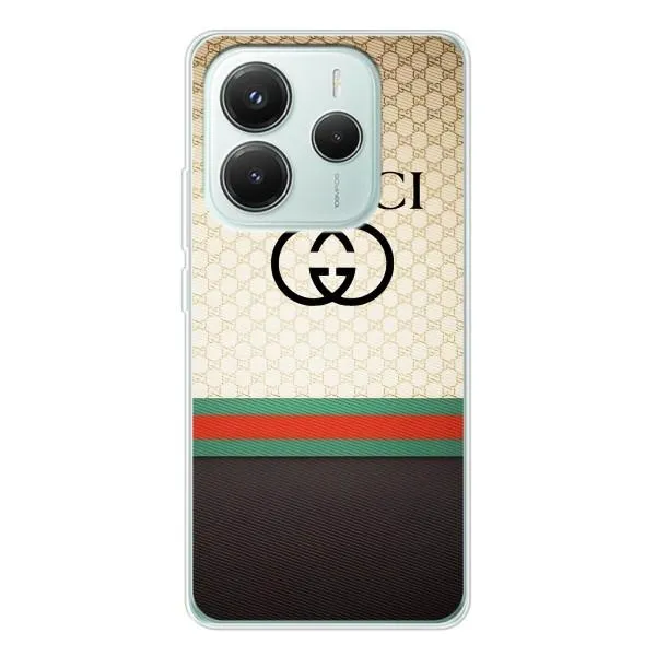 Чехол с принтом «GUCCI стиль» для Xiaomi Redmi Note 14 5G Чехол с принтом «GUCCI стиль» для Xiaomi Redmi Note 14 5G