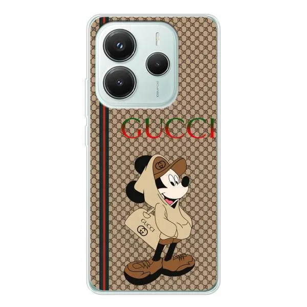 Чехол с принтом «Mickey GUCCI» для Xiaomi Redmi Note 14 5G Чехол с принтом «Mickey GUCCI» для Xiaomi Redmi Note 14 5G