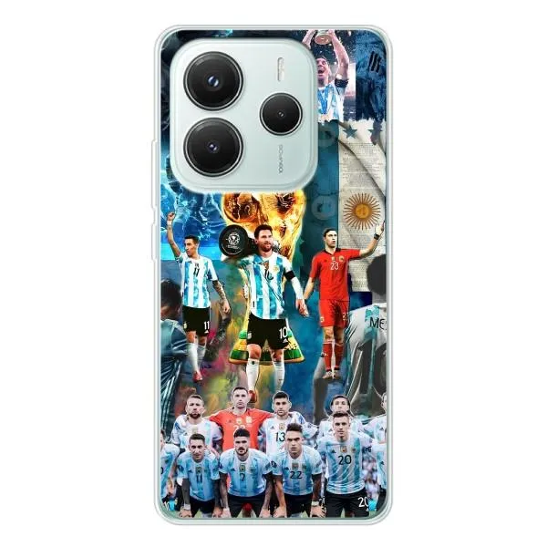 Чехол с принтом «Аргентина Месси» для Xiaomi Redmi Note 14 5G