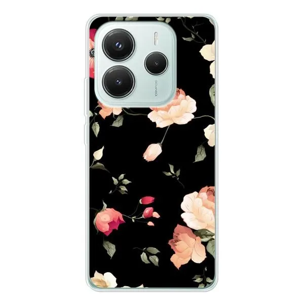 Чехол с принтом «Розочки» для Xiaomi Redmi Note 14 5G