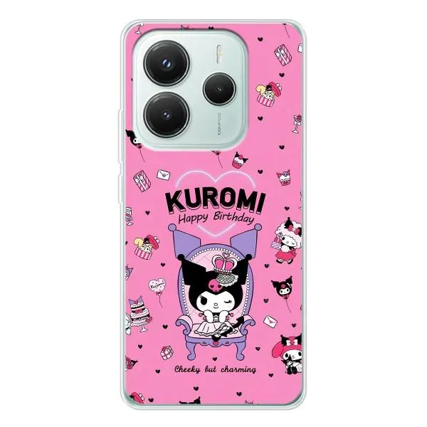 Чехол с принтом «KUROMI» для Xiaomi Redmi Note 14 5G Чехол с принтом «KUROMI» для Xiaomi Redmi Note 14 5G