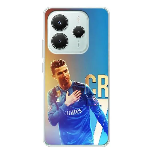 Чехол с принтом «CR7 Real» для Xiaomi Redmi Note 14 5G Чехол с принтом «CR7 Real» для Xiaomi Redmi Note 14 5G