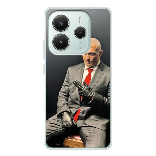Чехол с принтом «Усик Hitman» для Xiaomi Redmi Note 14 5G