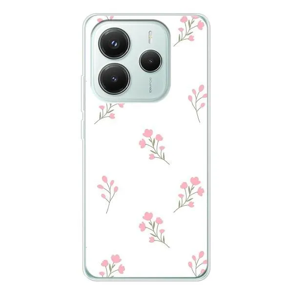 Чехол с принтом «Розовые цветы» для Xiaomi Redmi Note 14 5G Чехол с принтом «Розовые цветы» для Xiaomi Redmi Note 14 5G
