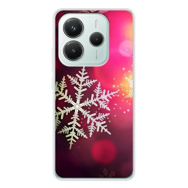 Чехол с принтом «Снежинка» для Xiaomi Redmi Note 14 5G Чехол с принтом «Снежинка» для Xiaomi Redmi Note 14 5G