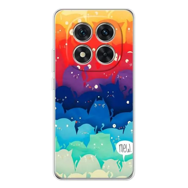 Чехол с принтом «Mew» для Xiaomi Redmi Note 14 Pro 5G