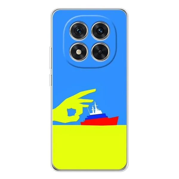 Чехол с принтом «Щелбан кораблю» для Xiaomi Redmi Note 14 Pro 5G Чехол с принтом «Щелбан кораблю» для Xiaomi Redmi Note 14 Pro 5G