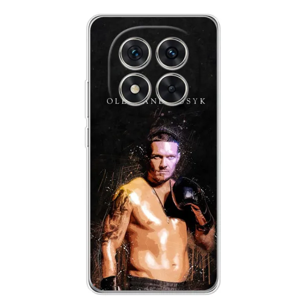 Чехол с принтом «Боксер Александр Усик» для Xiaomi Redmi Note 14 Pro 5G