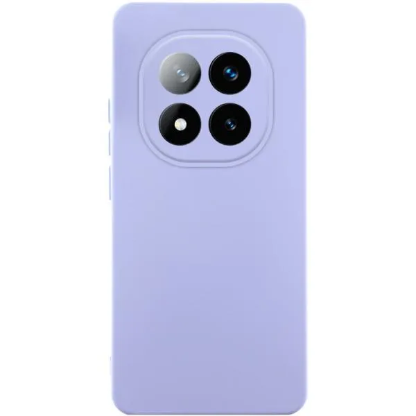 Чехол Silicone Cover Lakshmi Full Camera (AAA) для Xiaomi Redmi Note 14 Pro+ — Сиреневый — фото 1