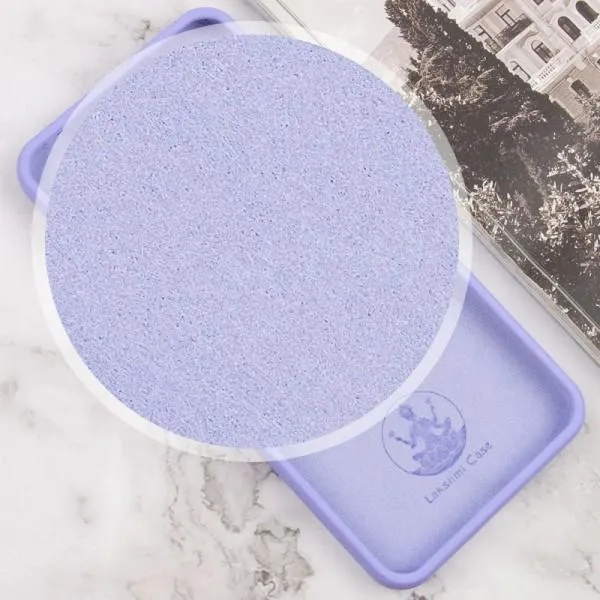 Чехол Silicone Cover Lakshmi Full Camera (AAA) для Xiaomi Redmi Note 14 Pro+ — Сиреневый — фото 3