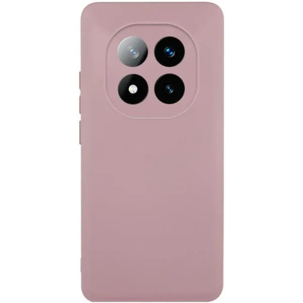 Чехол TPU GETMAN Liquid Silk Full Camera для Xiaomi Redmi Note 14 Pro+ 5G — Розовый — фото 1