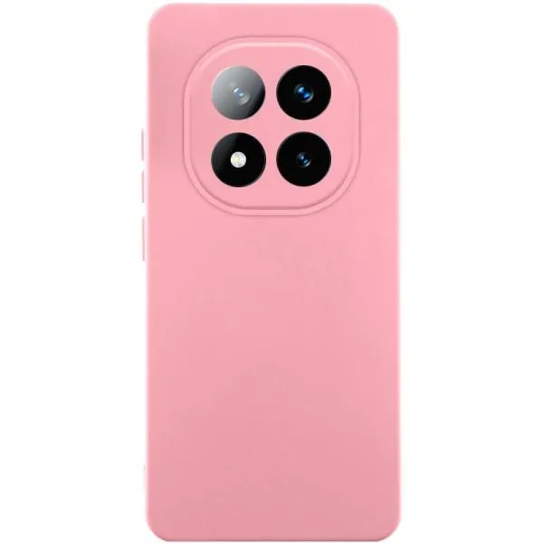 Чехол TPU GETMAN Liquid Silk Full Camera для Xiaomi Redmi Note 14 Pro+ 5G — Розовый — фото 2