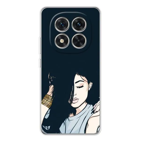 Чехол с принтом «Красивая девочка» для Xiaomi Redmi Note 14 Pro Plus