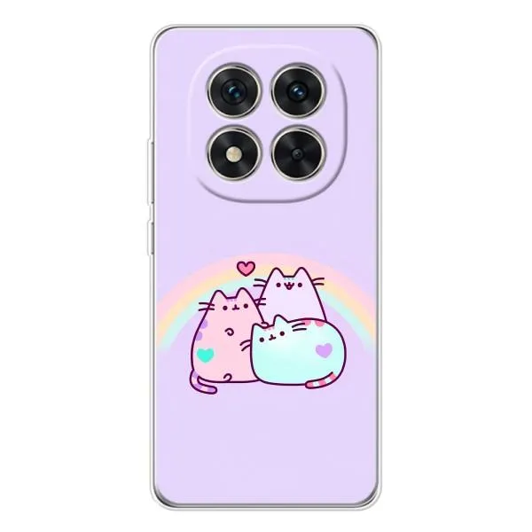Чехол с принтом «Радужные котики» для Xiaomi Redmi Note 14 Pro Plus
