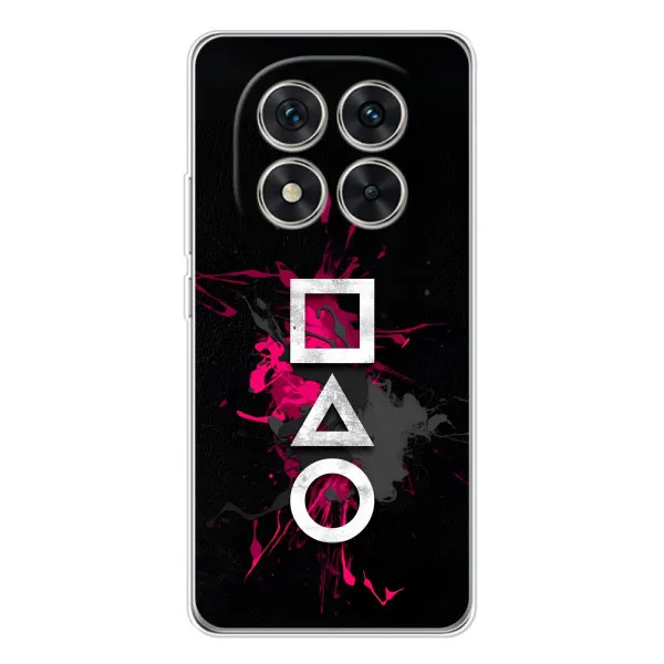 Чехол с принтом «Символы Игра кальмара» для Xiaomi Redmi Note 14 Pro Plus Чехол с принтом «Символы Игра кальмара» для Xiaomi Redmi Note 14 Pro Plus