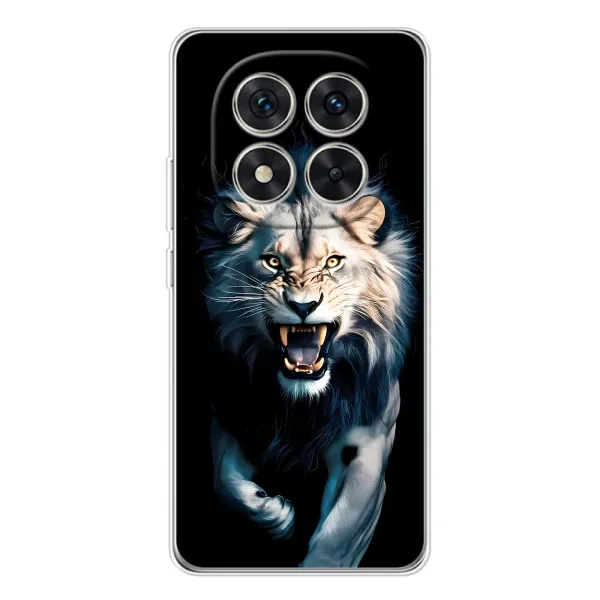 Чехол с принтом «Лев в темноте» для Xiaomi Redmi Note 14 Pro