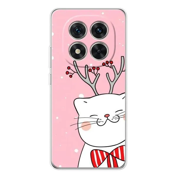 Чехол с принтом «Зимний кот» для Xiaomi Redmi Note 14 Pro