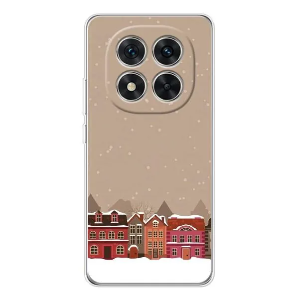 Чехол с принтом «Зимний город» для Xiaomi Redmi Note 14 Pro