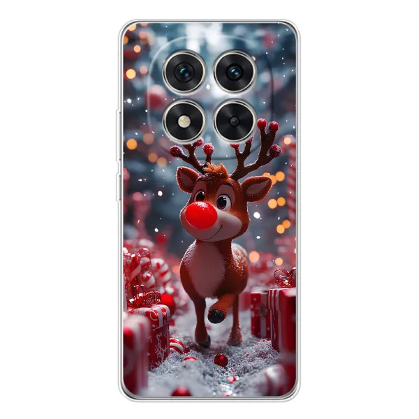Чехол с принтом «Олень среди подарков» для Xiaomi Redmi Note 14 Pro Чехол с принтом «Олень среди подарков» для Xiaomi Redmi Note 14 Pro
