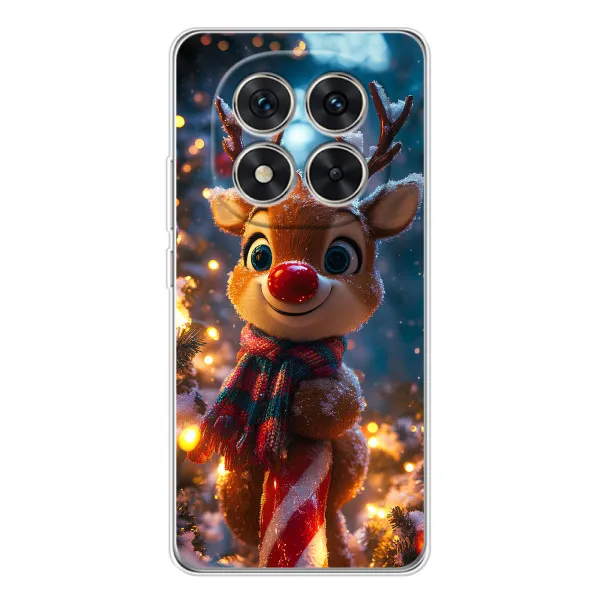 Чехол с принтом «Олень с шарфом» для Xiaomi Redmi Note 14 Pro Чехол с принтом «Олень с шарфом» для Xiaomi Redmi Note 14 Pro