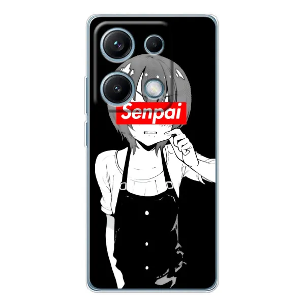 Чехол с принтом «Senpai» для Xiaomi Redmi Note 14S