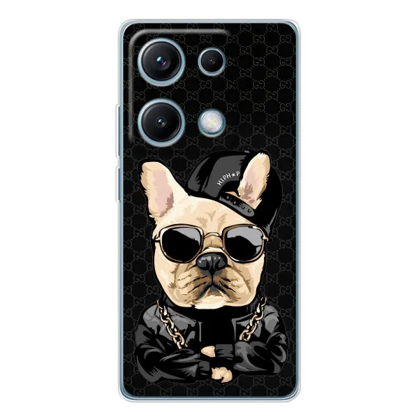 Чехол с принтом «Стильная собака» для Xiaomi Redmi Note 14S Чехол с принтом «Стильная собака» для Xiaomi Redmi Note 14S