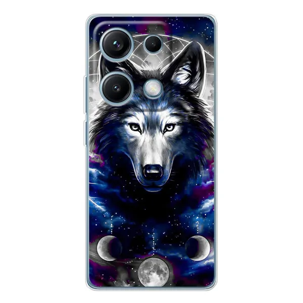 Чехол с принтом «Волк» для Xiaomi Redmi Note 14S Чехол с принтом «Волк» для Xiaomi Redmi Note 14S