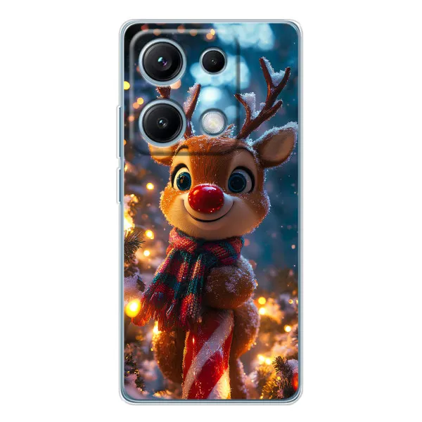 Чехол с принтом «Олень с шарфом» для Xiaomi Redmi Note 14S