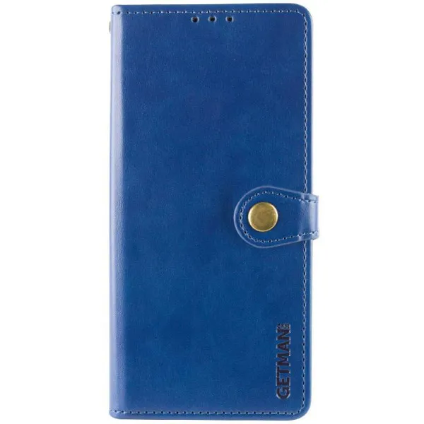 Шкіряний чохол-книжка GETMAN Gallant (PU) для Xiaomi Redmi Note 15 4G/5G (EU) — Синій — фото 1