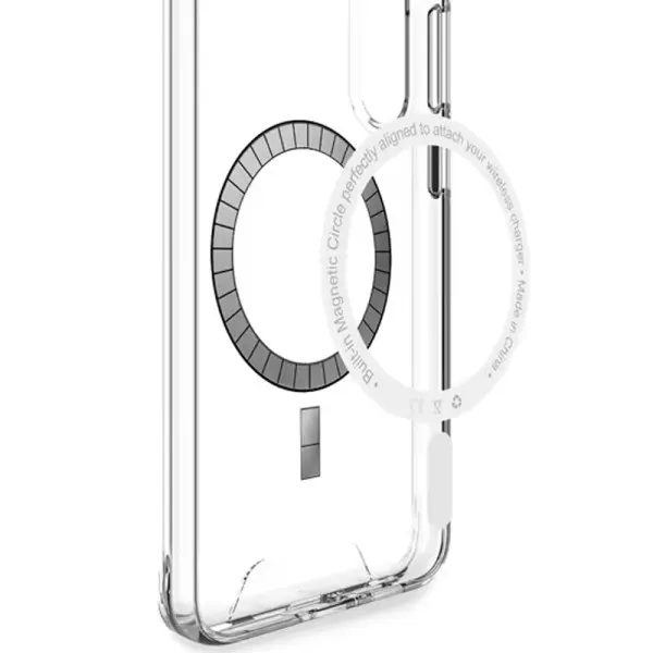 Чохол TPU Space Case with Magnetic Fit для Xiaomi Redmi Note 15 4G/5G (EU) — Прозорий — фото 2 Чохол TPU Space Case with Magnetic Fit для Xiaomi Redmi Note 15 4G/5G (EU) — Прозорий — фото 2