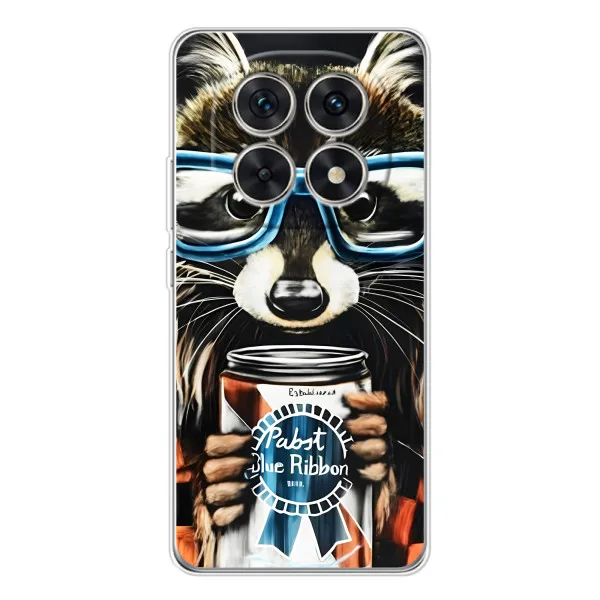 Чохол з принтом «Єнот з банкою» для Xiaomi Redmi Note 15 5G