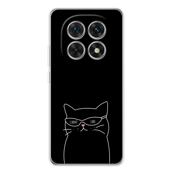 Чехол с принтом «Равнодушный кот» для Xiaomi Redmi Note 15 5G