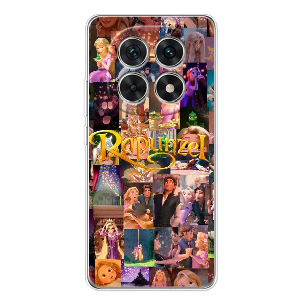 Чехол с принтом «Коллаж Рапунцель» для Xiaomi Redmi Note 15 5G Чехол с принтом «Коллаж Рапунцель» для Xiaomi Redmi Note 15 5G