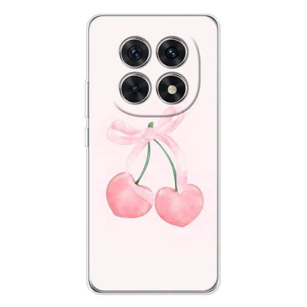 Чехол с принтом «Розовые вишни» для Xiaomi Redmi Note 15 5G Чехол с принтом «Розовые вишни» для Xiaomi Redmi Note 15 5G