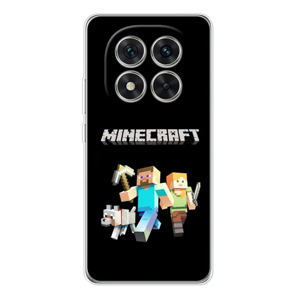 Чехол с принтом «герои Minecraft» для Xiaomi Redmi Note 15 Pro Plus