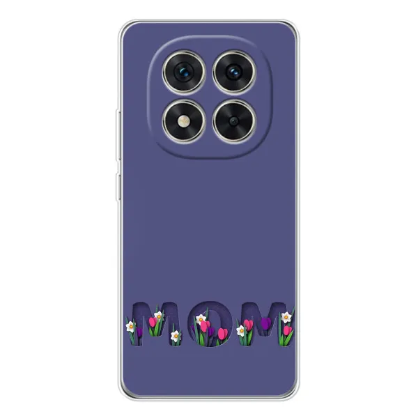 Чехол с принтом «Мама в цветах» для Xiaomi Redmi Note 15 Pro Plus