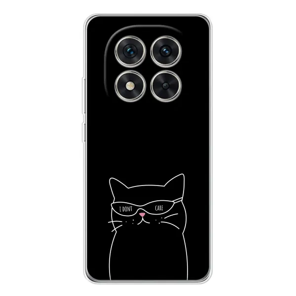 Чехол с принтом «Равнодушный кот» для Xiaomi Redmi Note 15 Pro Plus