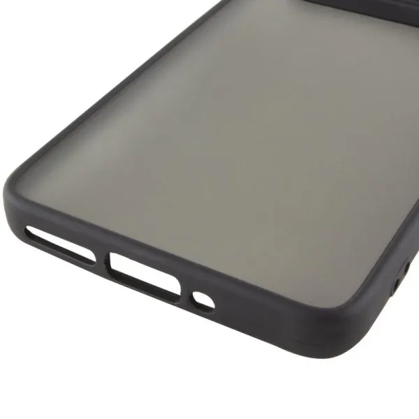 Чехол TPU+PC Lyon Frosted для Xiaomi Redmi Note 15 Pro 4G — Черный — фото 4 Чехол TPU+PC Lyon Frosted для Xiaomi Redmi Note 15 Pro 4G — Черный — фото 4