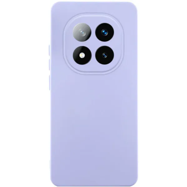 Чехол TPU GETMAN Liquid Silk Full Camera для Xiaomi Redmi Note 15 Pro 4G — Сиреневый