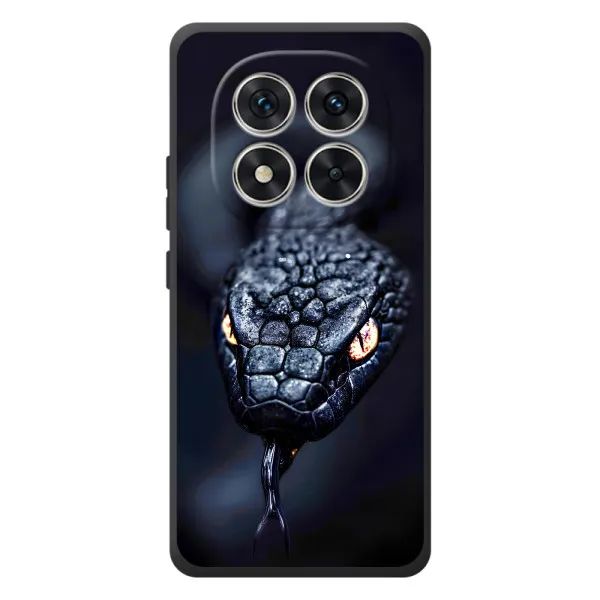 Чехол с принтом «Черная змея» для Xiaomi Redmi Note 15 Pro Чехол с принтом «Черная змея» для Xiaomi Redmi Note 15 Pro